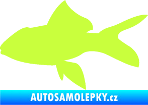 Samolepka Ryba 002 levá limetová