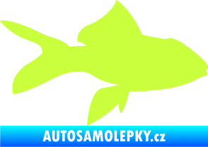 Samolepka Ryba 002 pravá limetová