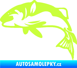 Samolepka Ryba 010 levá limetová