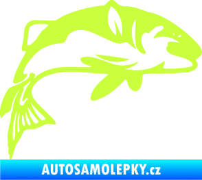Samolepka Ryba 010 pravá limetová