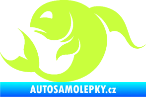 Samolepka Ryby 002 levá limetová