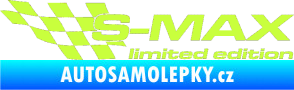 Samolepka S-MAX limited edition levá limetová