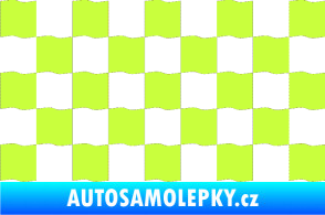 Samolepka Šachovnice 003 limetová