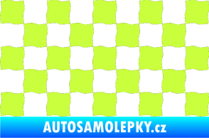 Samolepka Šachovnice 004 limetová