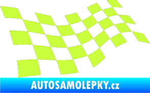 Samolepka Šachovnice 013 limetová