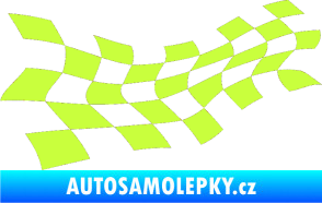 Samolepka Šachovnice 017 limetová