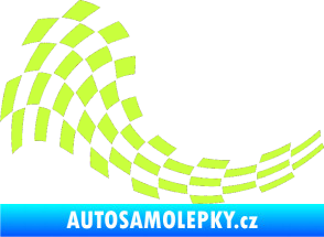 Samolepka Šachovnice 027 limetová