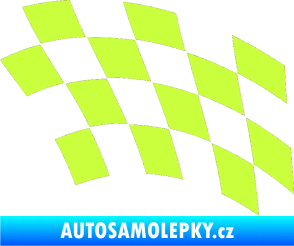 Samolepka Šachovnice 038 limetová