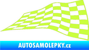 Samolepka Šachovnice 049 limetová