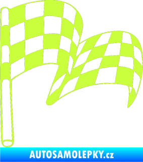 Samolepka Šachovnice 054 limetová