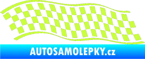 Samolepka Šachovnice 057 limetová