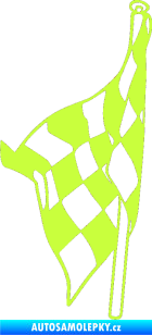 Samolepka Šachovnice 058 limetová