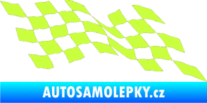 Samolepka Šachovnice 076 limetová