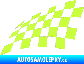 Samolepka Šachovnice 077 limetová