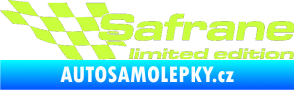 Samolepka Safrane limited edition levá limetová