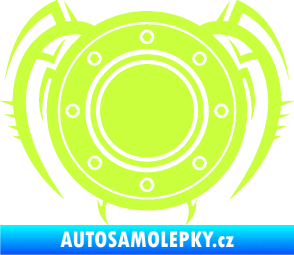 Samolepka Samolepka na víčko od nádrže 001 limetová