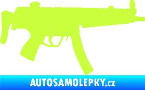 Samolepka Samopal 001 pravá limetová