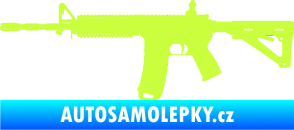 Samolepka Samopal 004 levá limetová
