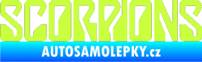 Samolepka Scorpions limetová