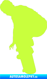 Samolepka Skateboard 003 levá limetová