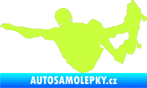 Samolepka Skateboard 007 levá limetová