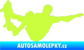 Samolepka Skateboard 007 pravá limetová