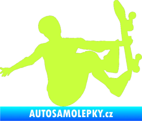 Samolepka Skateboard 008 pravá limetová