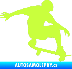 Samolepka Skateboard 012 pravá limetová