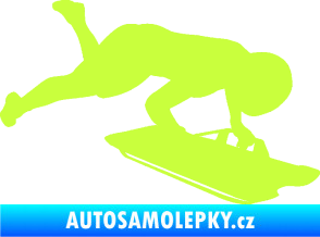 Samolepka Skeleton 002 pravá limetová