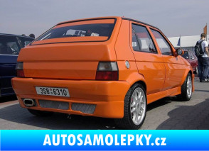 Samolepka Škoda Favorit - zadní limetová