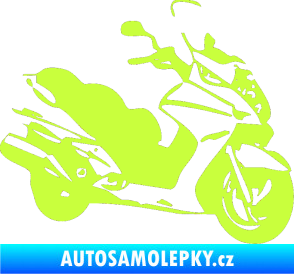 Samolepka Skůtr pravá limetová