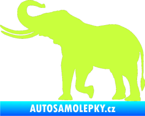Samolepka Slon 003 levá limetová
