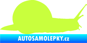Samolepka Šnek 001 pravá limetová