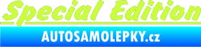 Samolepka Special edition 002 limetová
