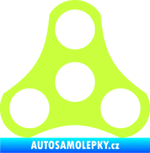 Samolepka Spinner limetová