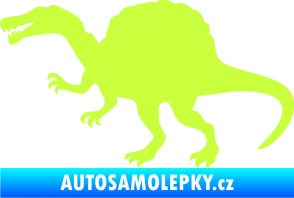 Samolepka Spinosaurus 001 levá limetová