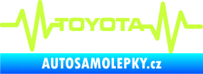 Samolepka Srdeční tep 022 toyota limetová