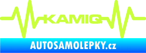Samolepka Srdeční tep 067 Kamiq limetová