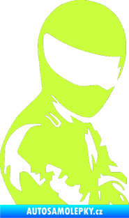 Samolepka Stig pravá limetová