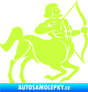 Samolepka Střelec 004 pravá limetová