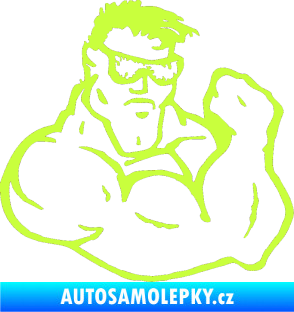 Samolepka Svalovec pravá limetová