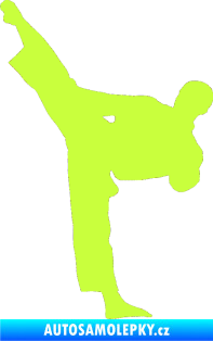 Samolepka Taekwondo 002 levá limetová