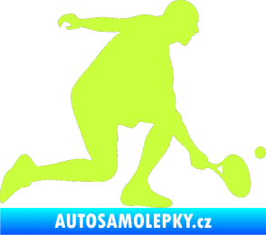 Samolepka Tenista 003 pravá limetová