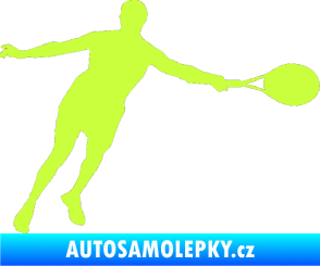 Samolepka Tenista 009 pravá limetová