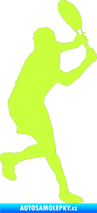 Samolepka Tenista 012 pravá limetová
