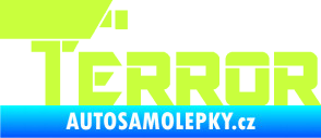 Samolepka Terror kamera limetová