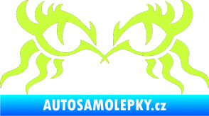 Samolepka Tetování 183 oči limetová