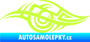 Samolepka Tetování 208 levá limetová