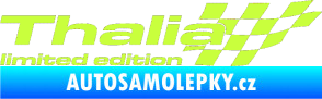 Samolepka Thalia limited edition pravá limetová