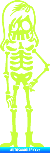 Samolepka The Bone Family Slečna limetová